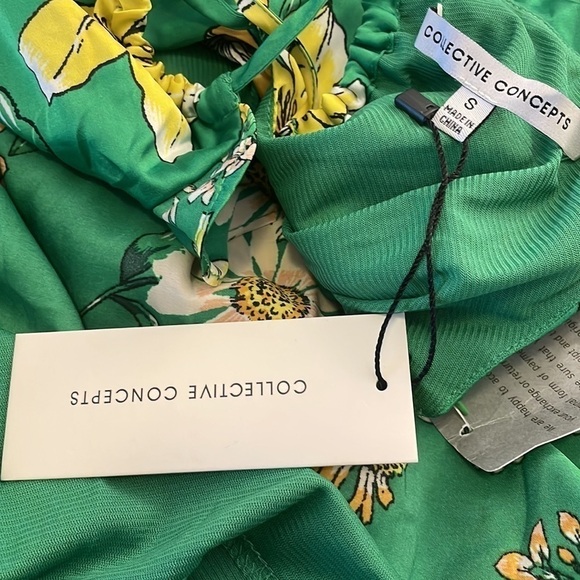 Collective Concepts Floral Tie Dress - Picture 5 of 5